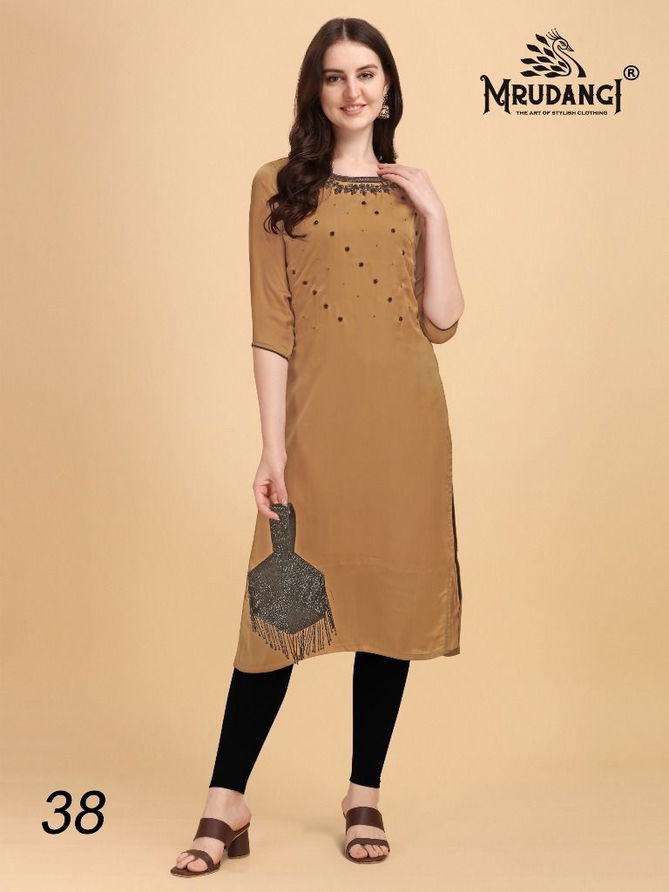 Mrudangi Noor 36 Fancy Ethnic Wear Designer Kurti Collection